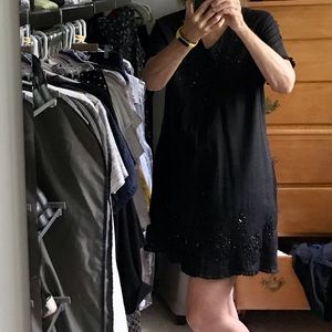 Beautiful Joe Fresh black linen/cotton dress